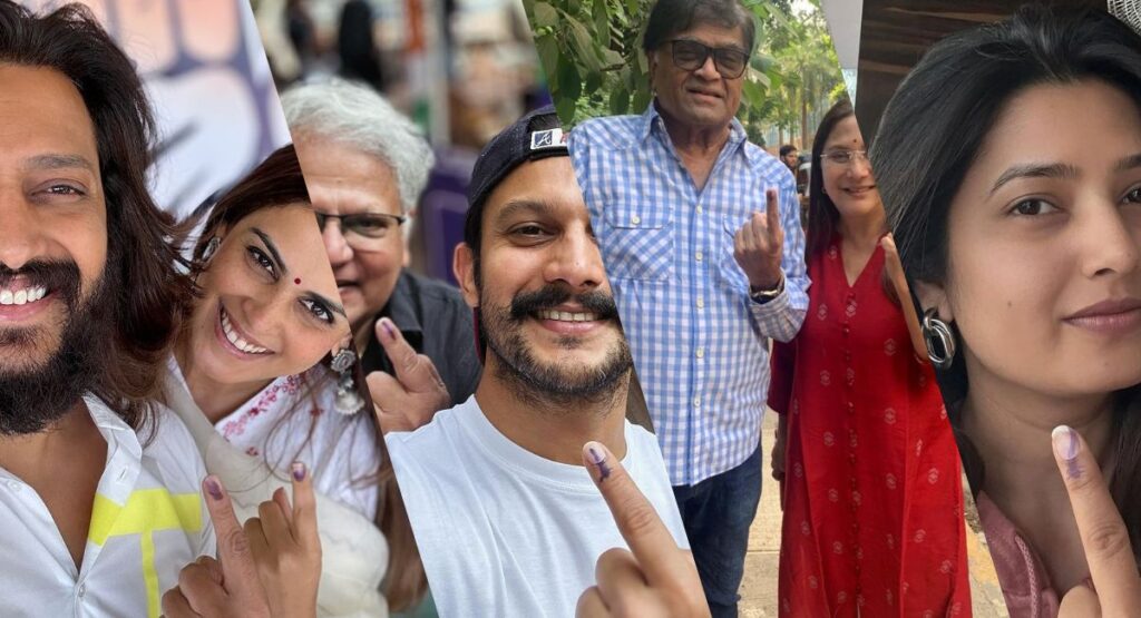 आज भारतभरात विविध ठिकाणी मतदान होत आहे, आणि महाराष्ट्रात मराठी कलाकारांनी लोकशाही प्रक्रियेत सक्रिय सहभाग घेतला. अनेक नामवंत कलाकारांनी आपल्या सोशल मीडिया प्लॅटफॉर्मद्वारे नागरिकांना मतदानासाठी प्रोत्साहित केलं. आज जवळपास सर्व मराठी कलाकारांनी घराबाहेर येऊन मतदान केल्याचं दिसून आलं. बीबीसी न्यूजने घेतलेल्या सर्वेनुसार अनेक मतदारांनी आपली मतं मांडत विविध समस्यांवर चर्चा केली.