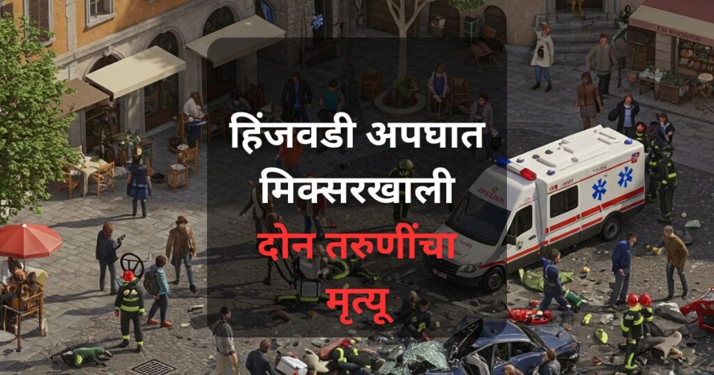 हिंजवडी अपघात: मिक्सरखाली सापडून दोन तरुणींचा मृत्यू; प्राणजली यादव आणि आश्लेषा गावंडे यांचा समावेश; ट्रकचालकाला अटक.